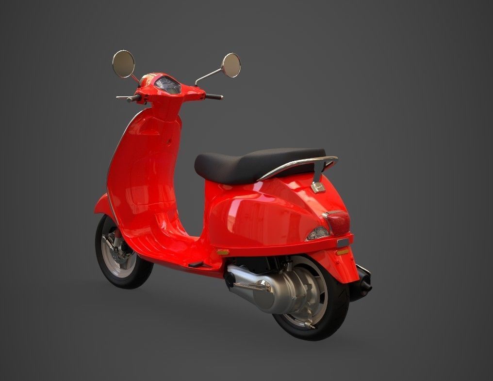 Scooters Combo Pack 3D Model Collection_46