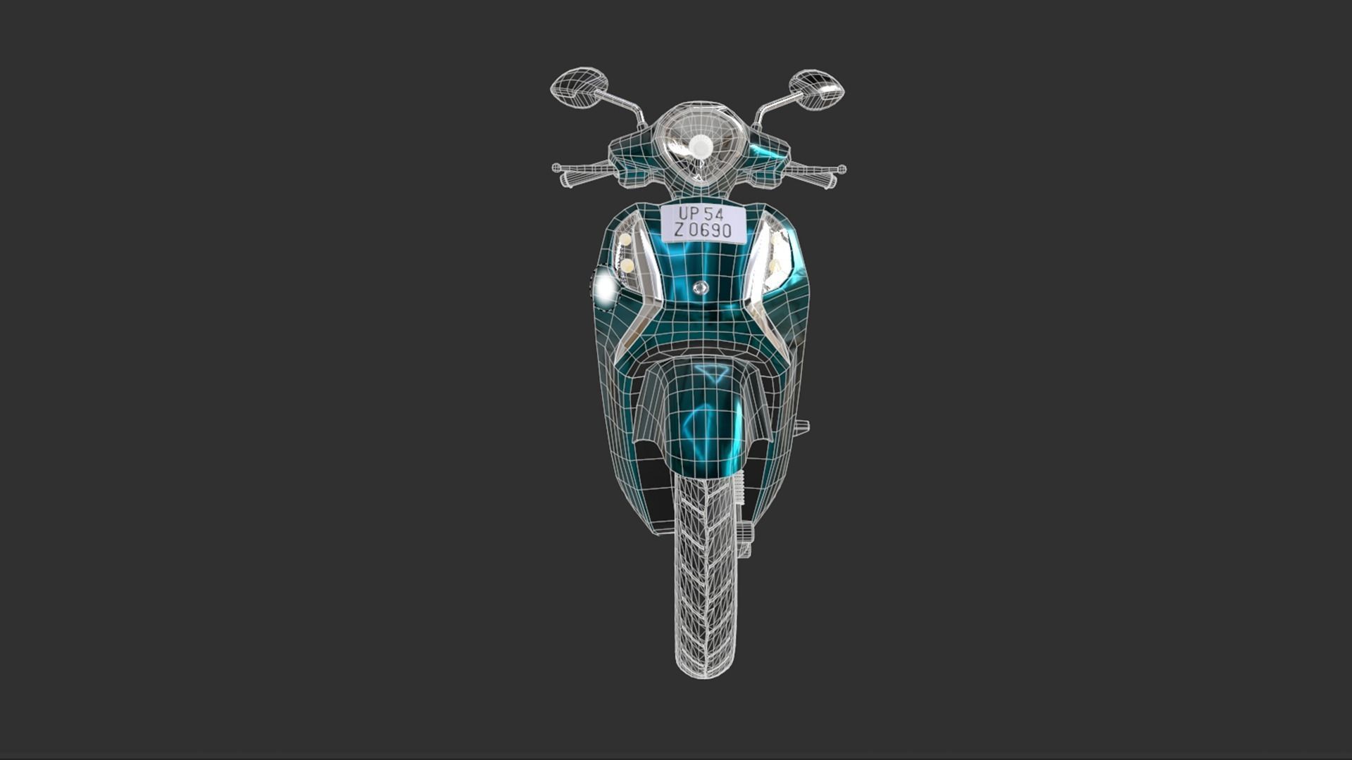 Scooters Combo Pack 3D Model Collection_13