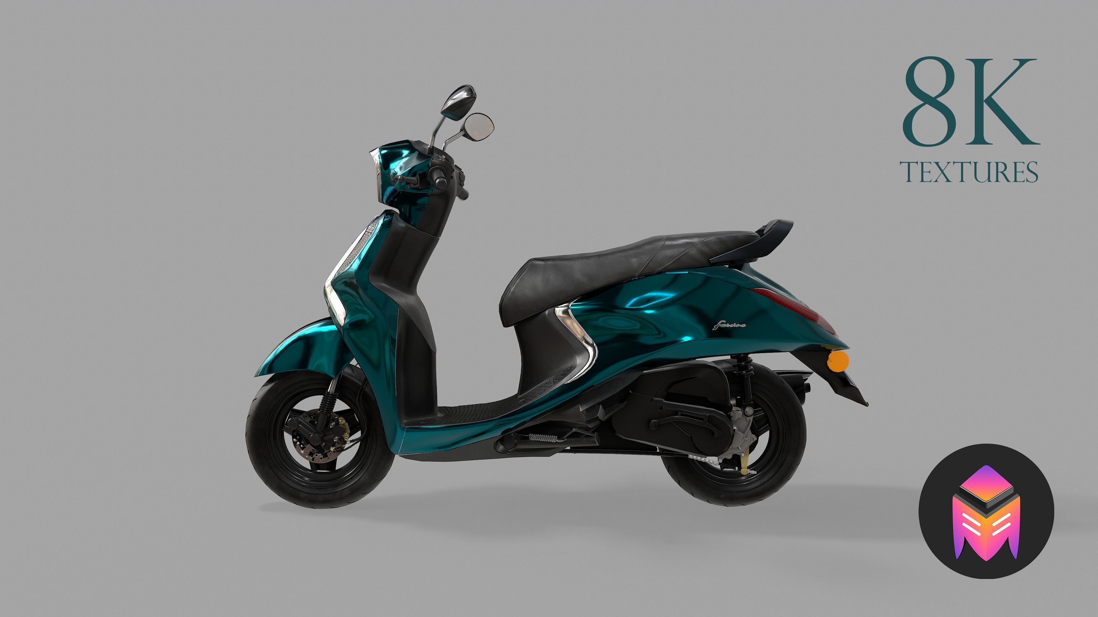 Scooters Combo Pack 3D Model Collection_8