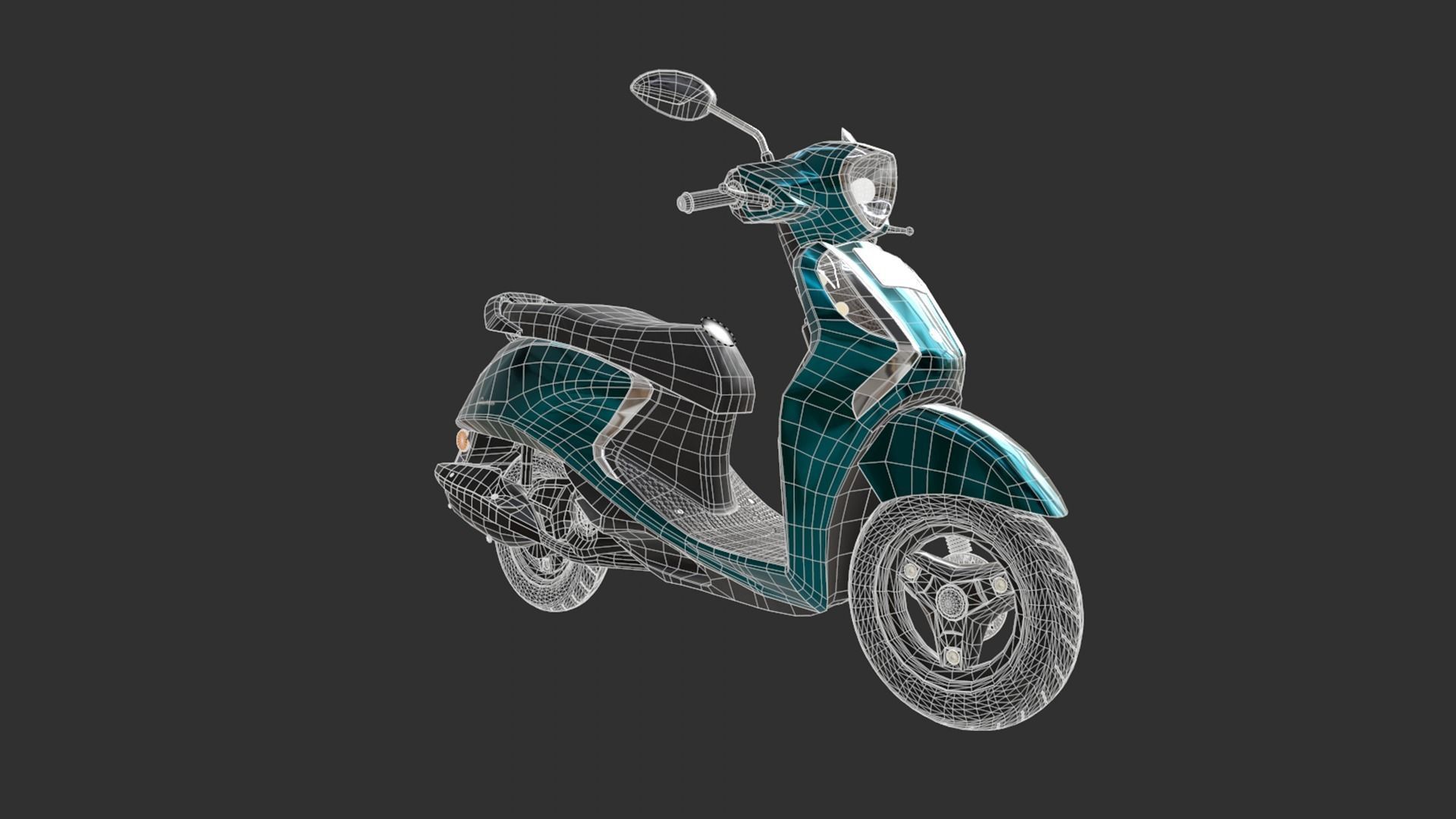 Scooters Combo Pack 3D Model Collection_17