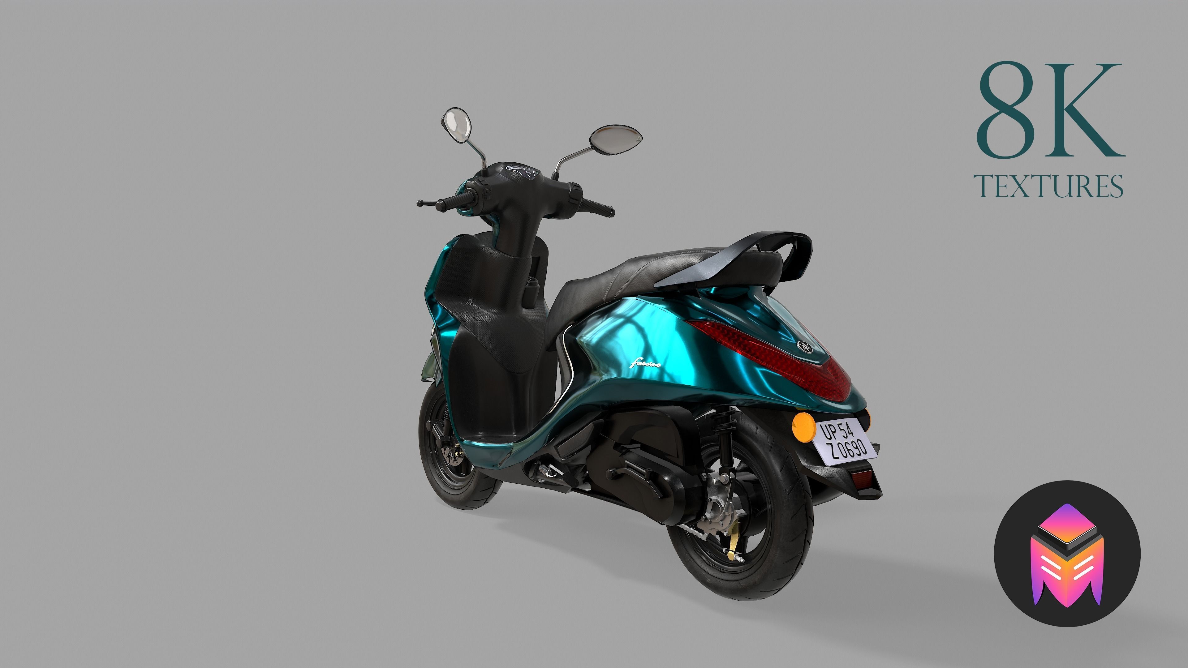 Scooters Combo Pack 3D Model Collection_3