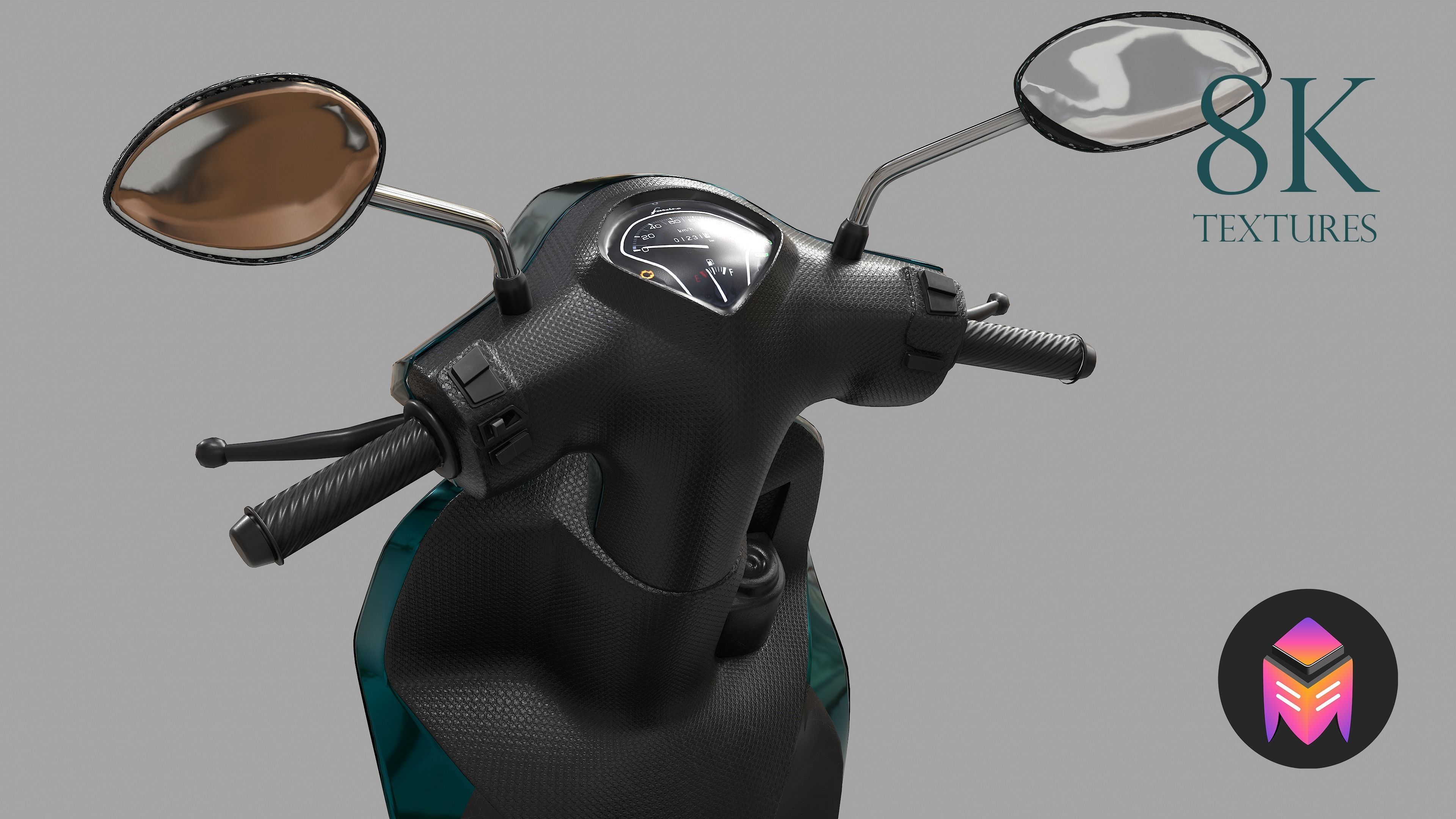 Scooters Combo Pack 3D Model Collection_9