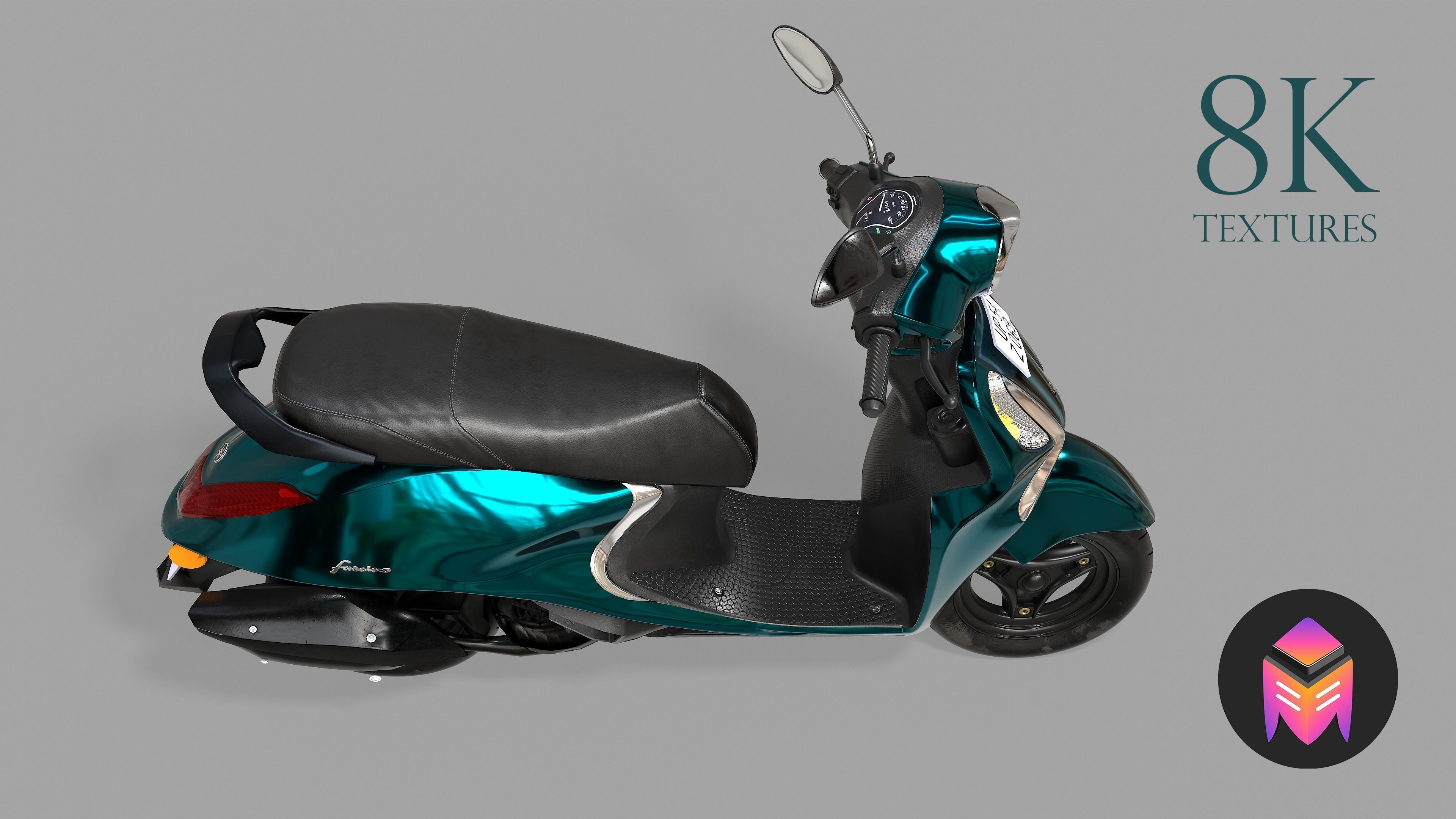Scooters Combo Pack 3D Model Collection_10