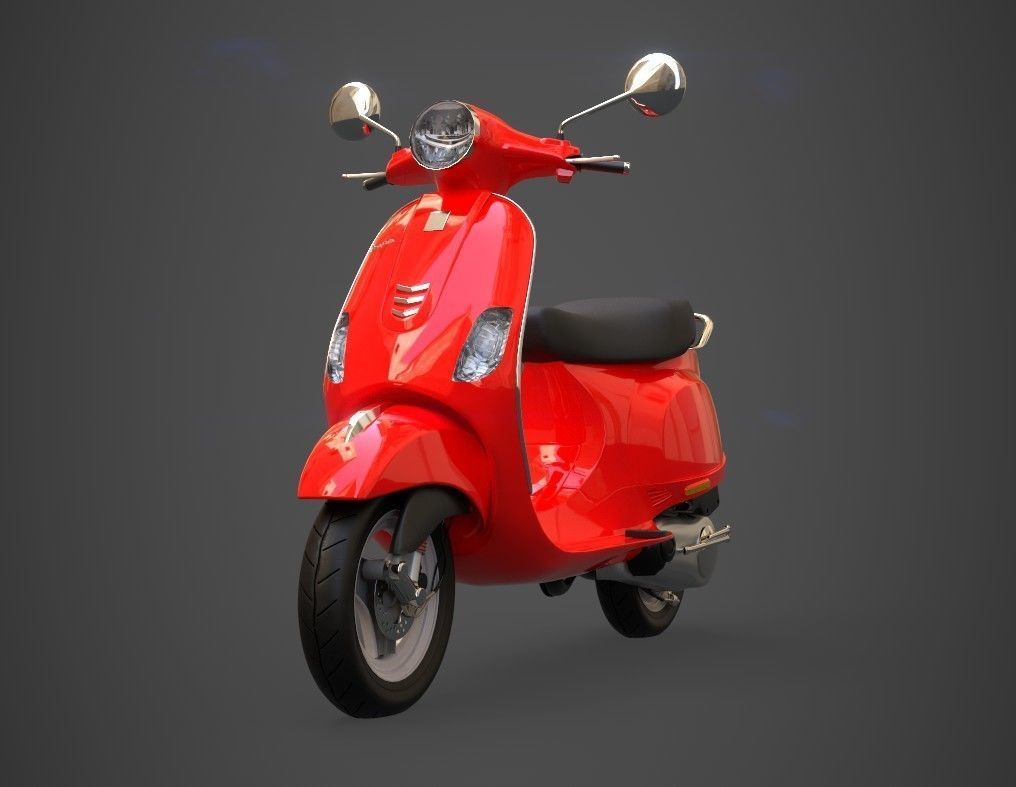Scooters Combo Pack 3D Model Collection_43