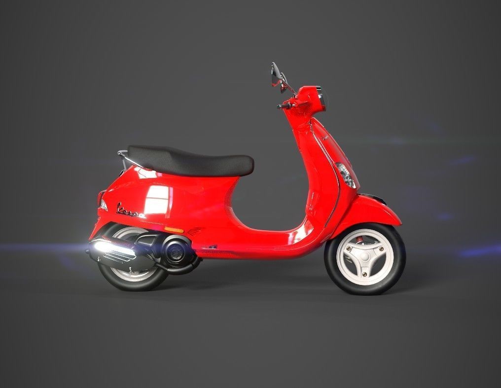Scooters Combo Pack 3D Model Collection_45