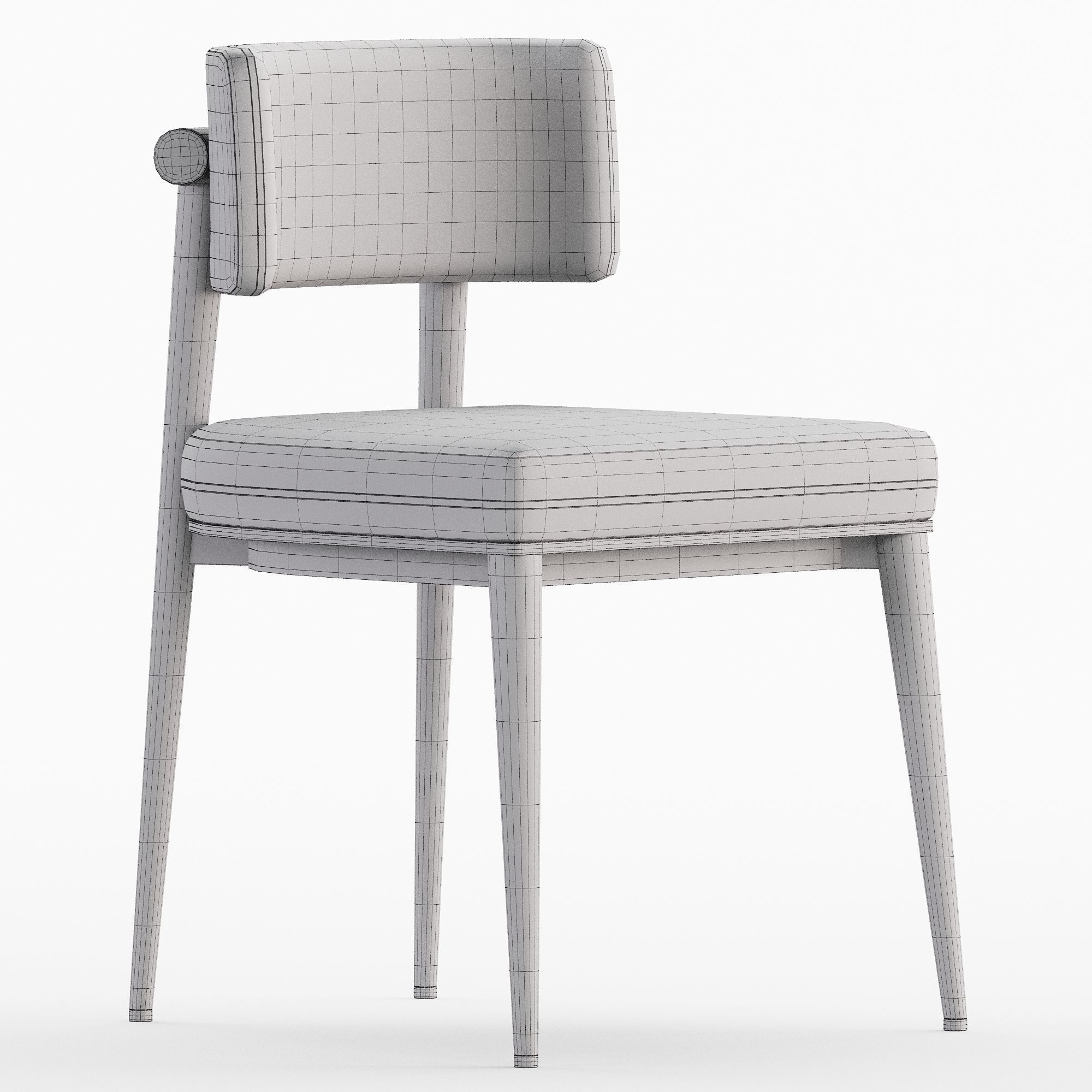 Frank Dining chair 3D model_6