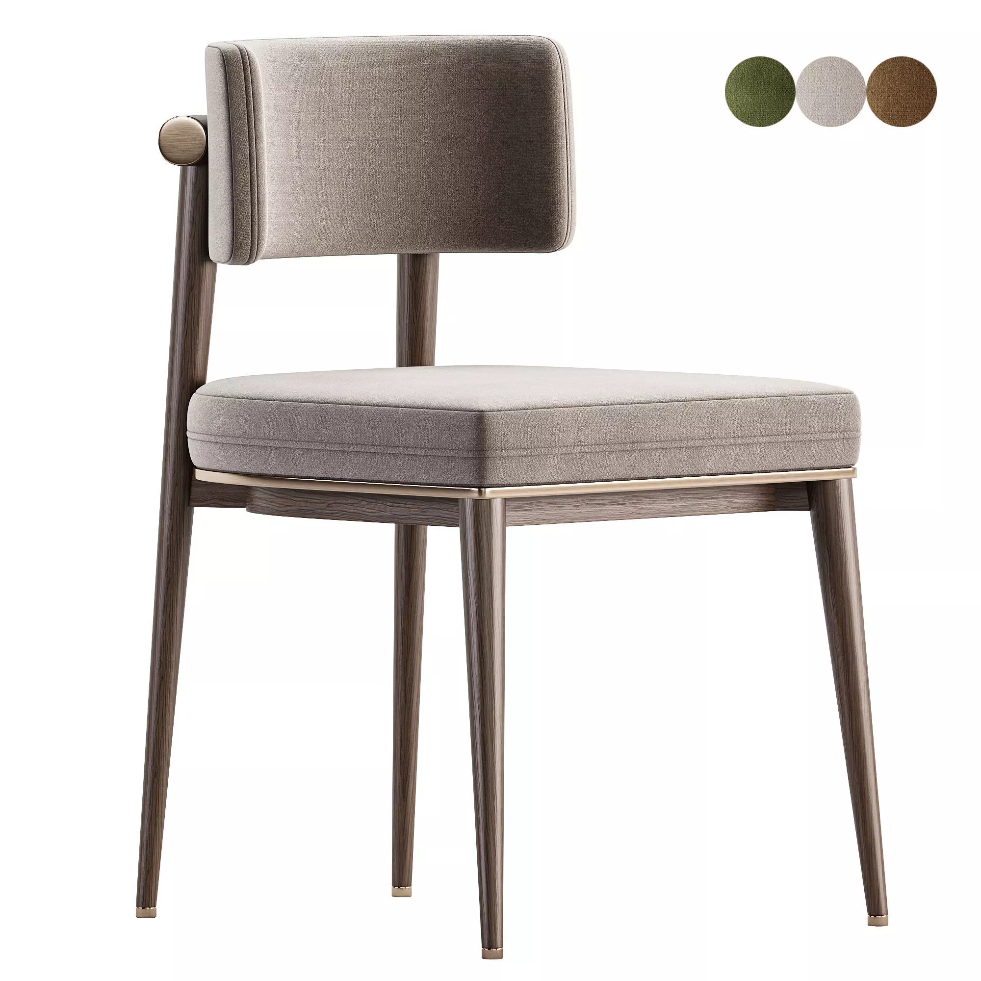 Frank Dining chair 3D model_0