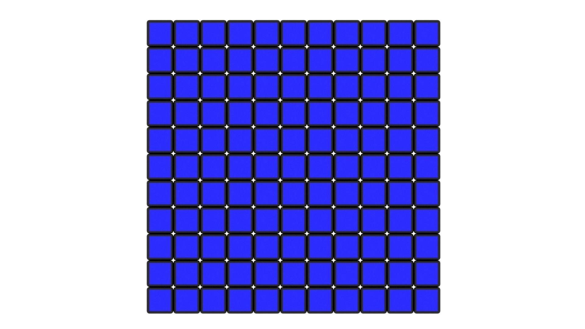 Rubiks Cube 11x11x11 Non Mixed 3D model_5