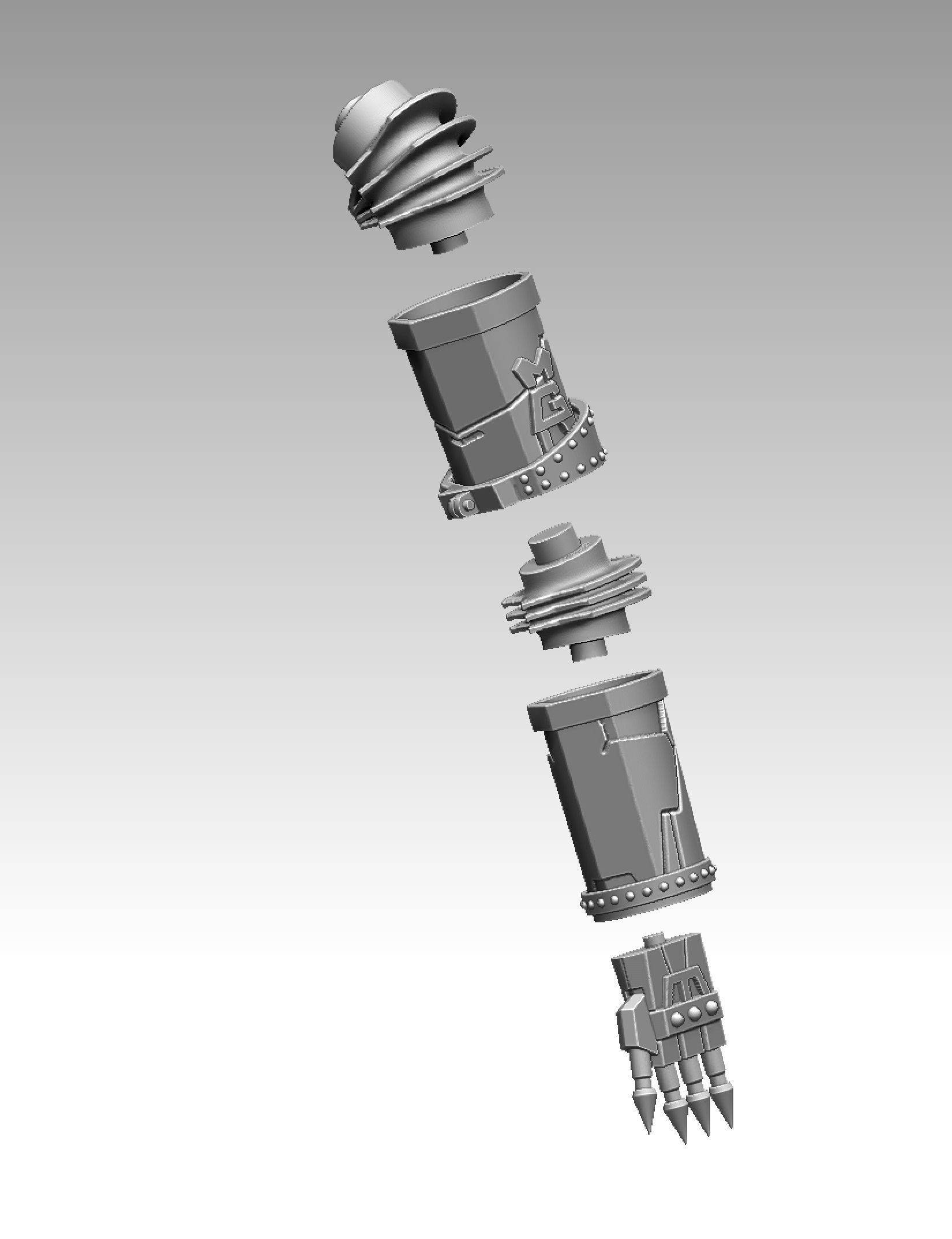 Mechagodzilla 1974 3D print model_3