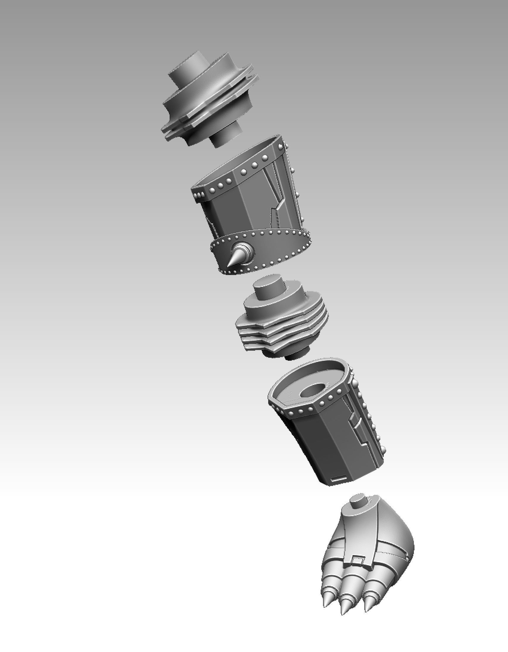 Mechagodzilla 1974 3D print model_4