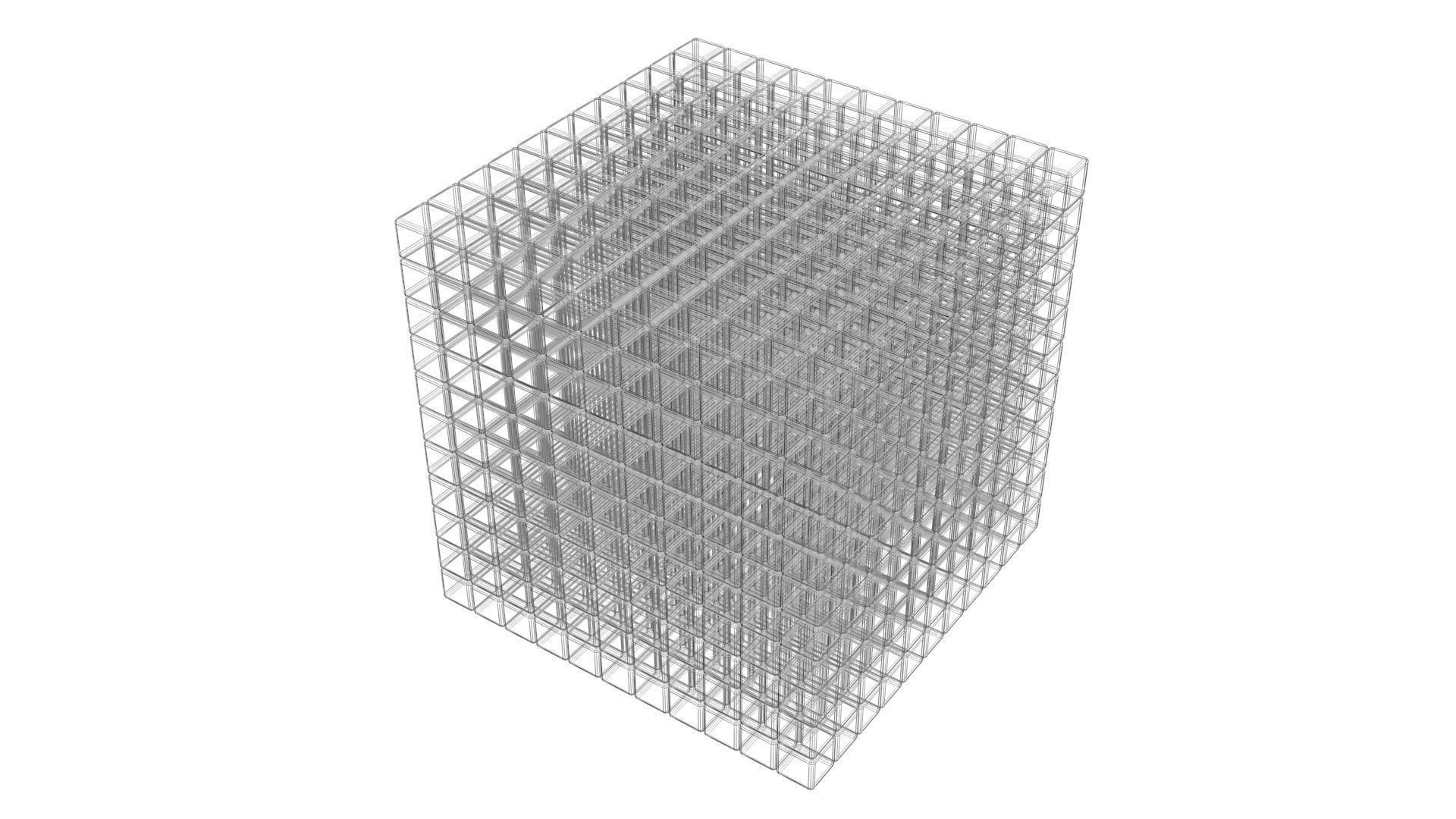 Rubiks Cube 11x11x11 3D model_12