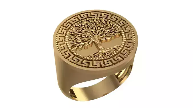 Tree of Life Ring-2 3D print model