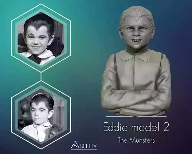 Eddie from the munsters model 2 3D print model
