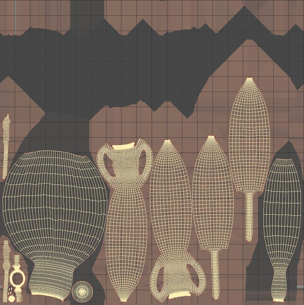 Dressel-43 type Amphora Low-poly 3D model_9