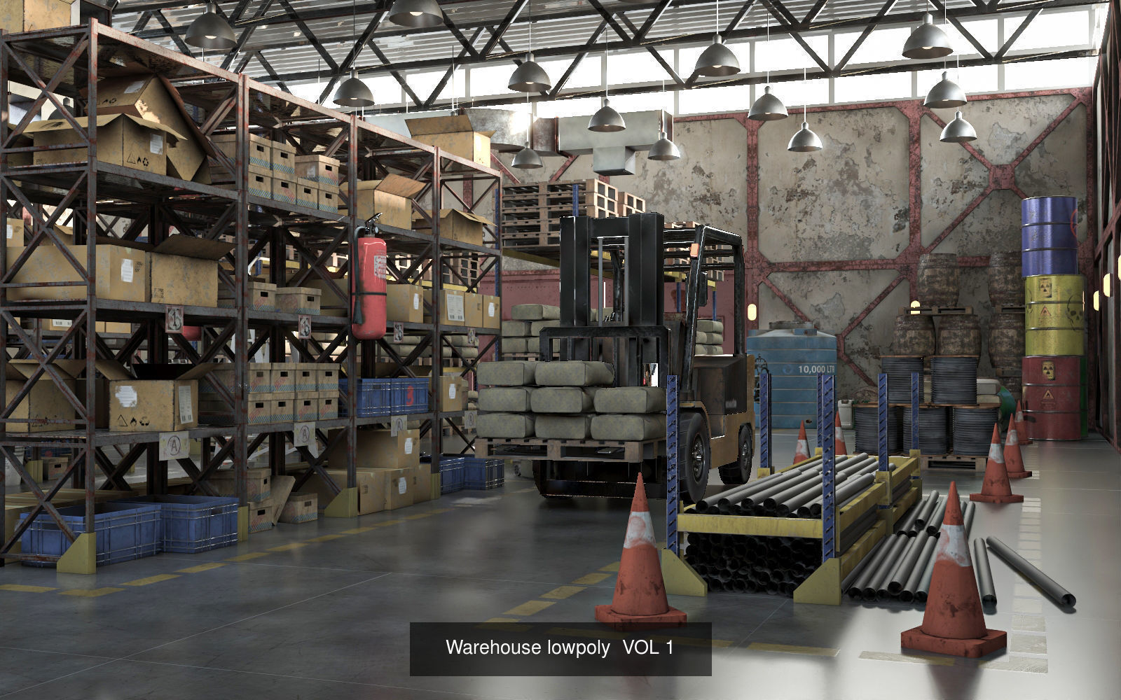 Warehouses warehouse 3D Model Collection_1