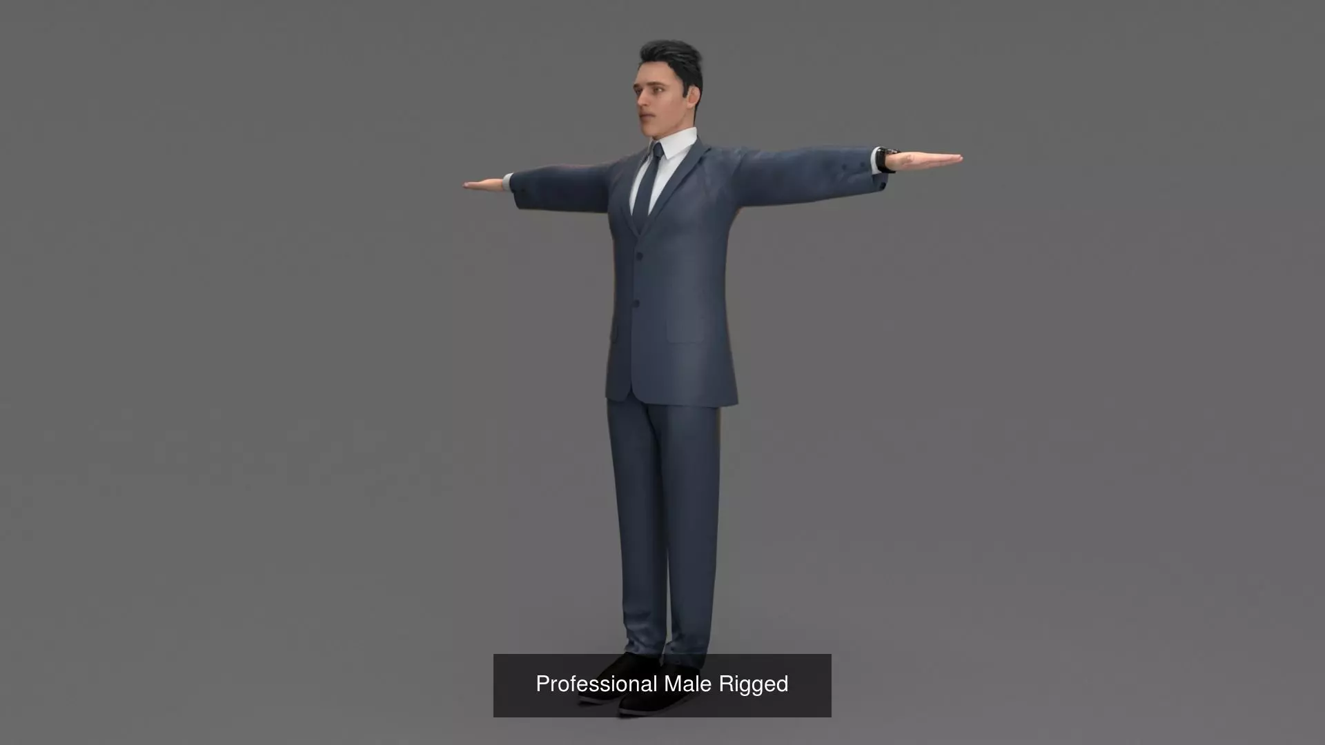 VR AR Low-poly Character Combo Pack 3D Model Collection_0