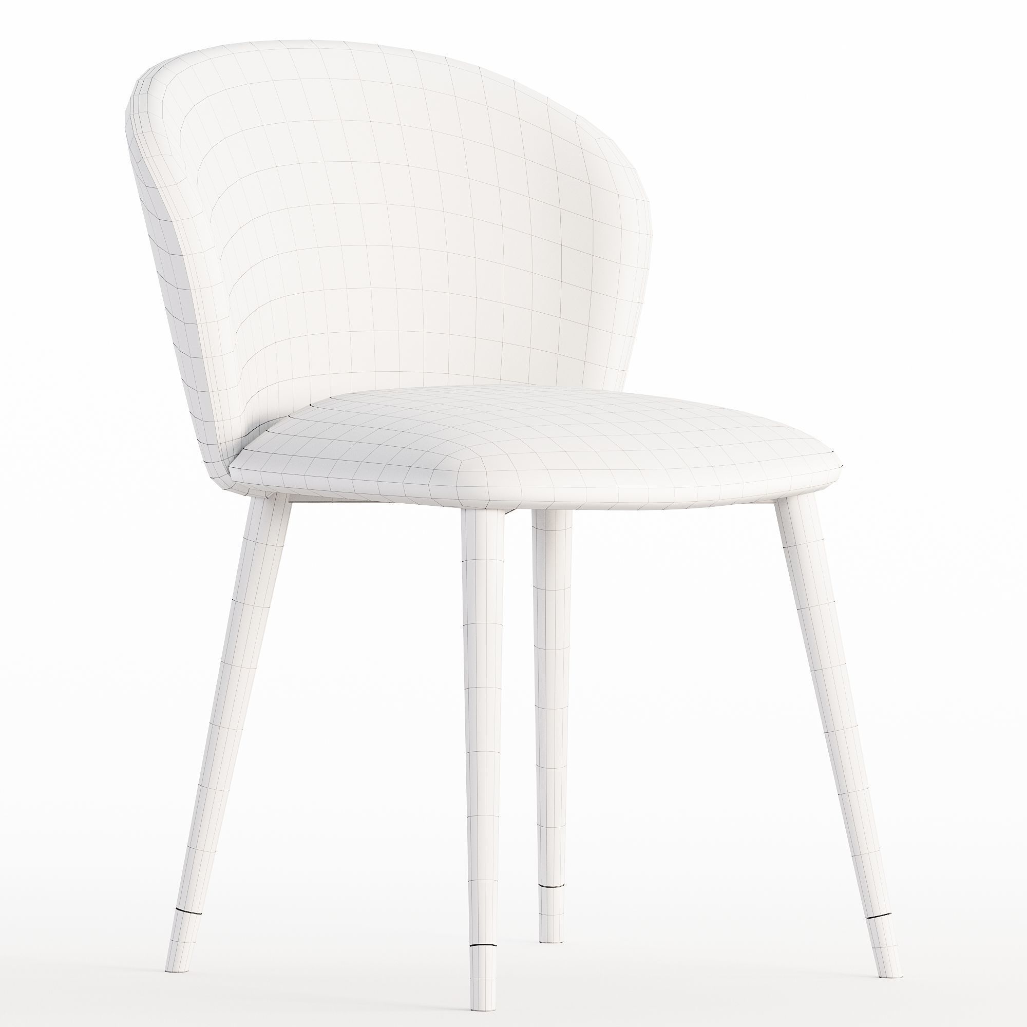 Dining Chair Volante 3D model_5