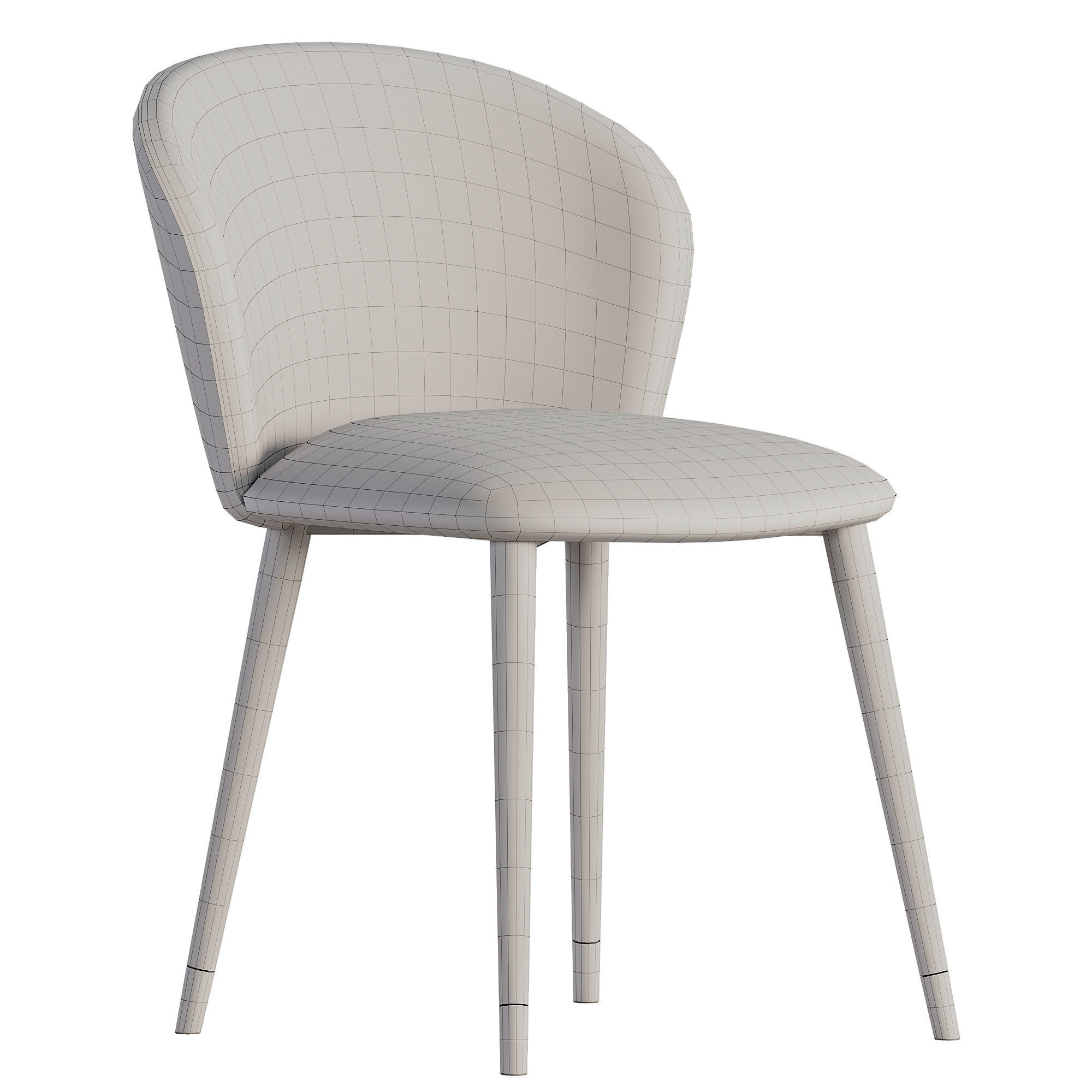 Dining Chair Volante 3D model_9