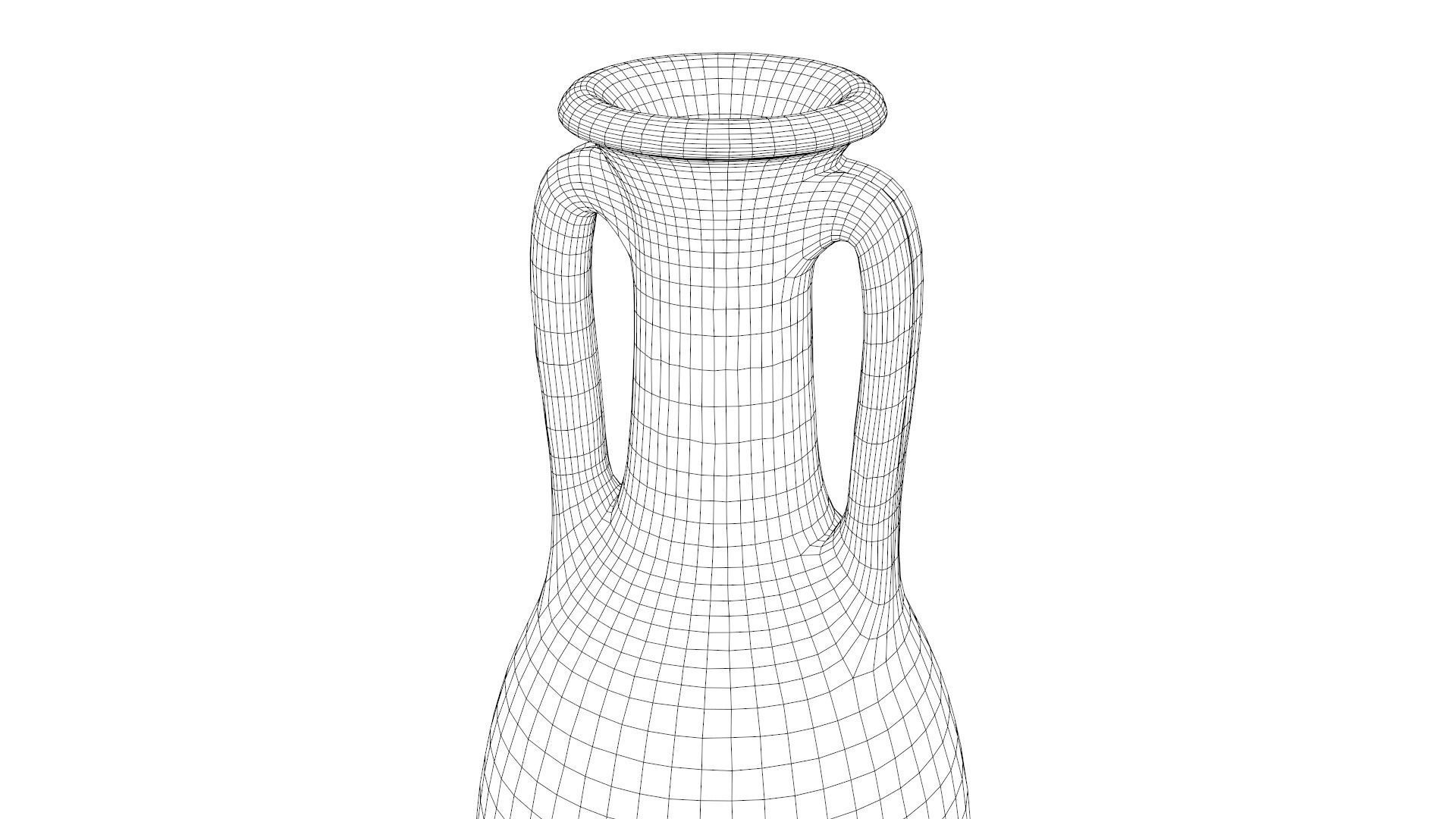 Dressel 7-11 type Amphora Low-poly 3D model_8