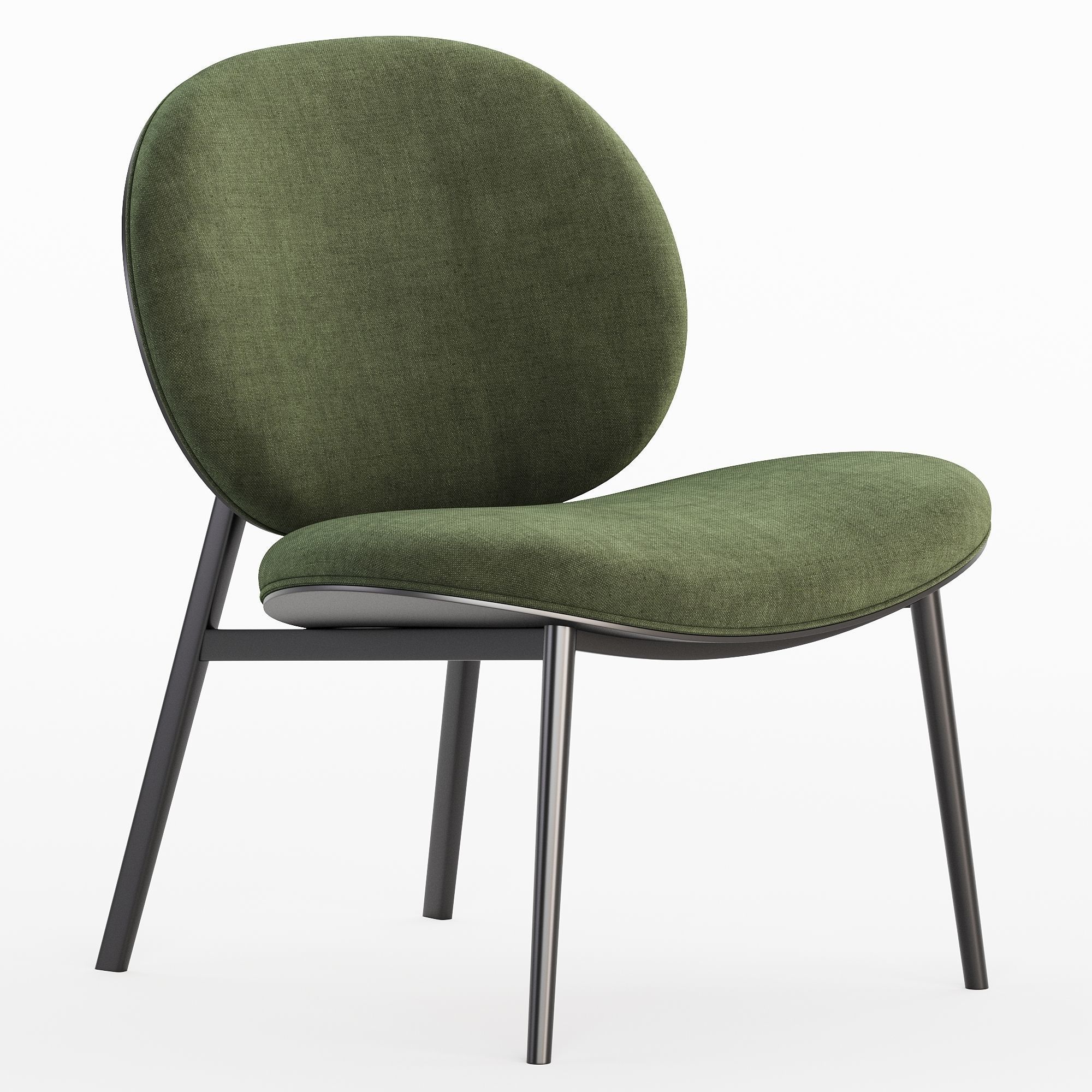 Zuiver fauteuil Spike armchair 3D model_1