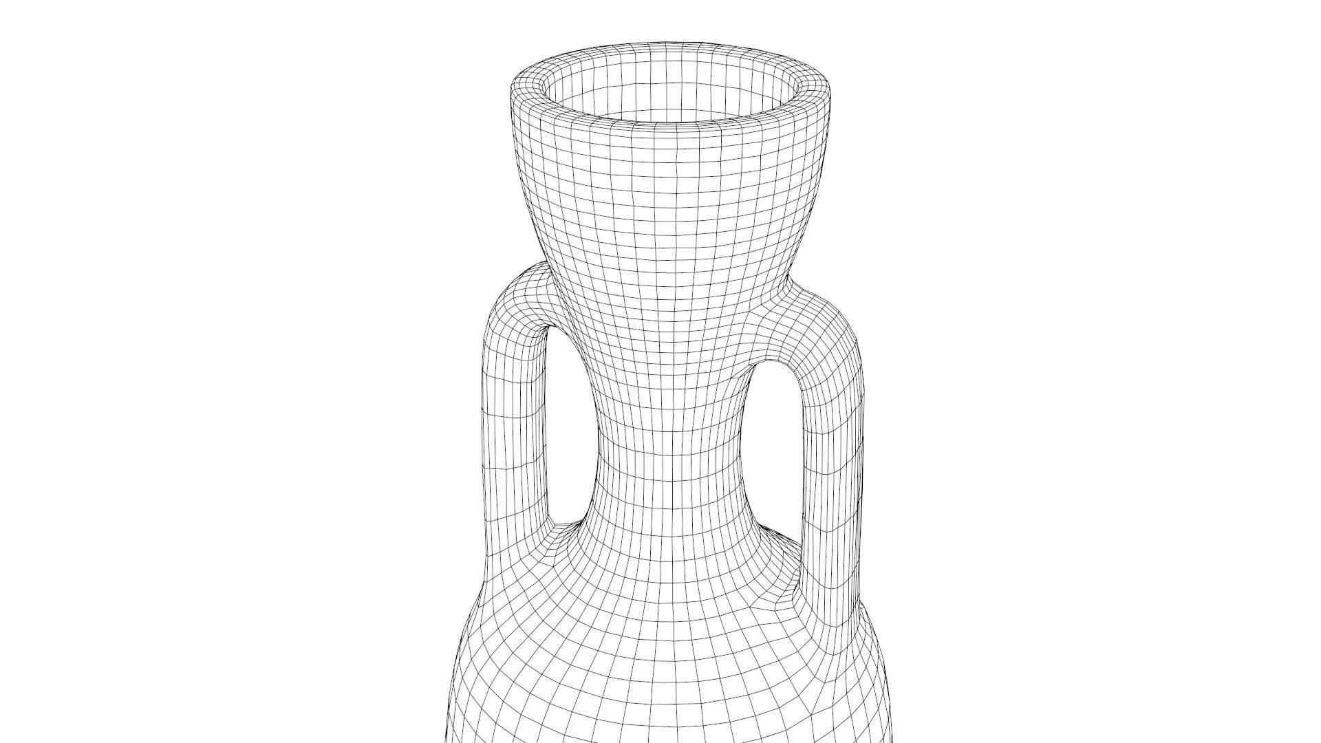 Pascual-1 type Amphora Low-poly 3D model_8