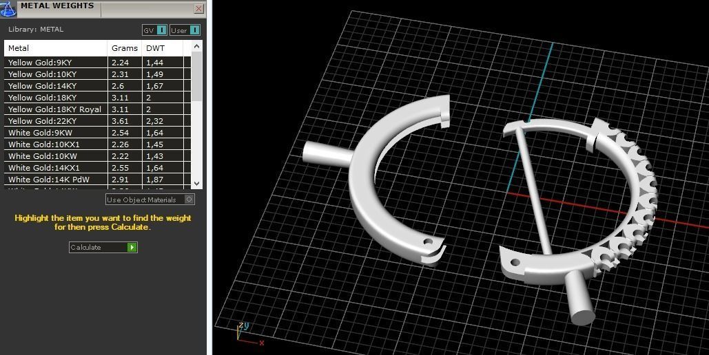 1893 Earrings round 3D print model_8