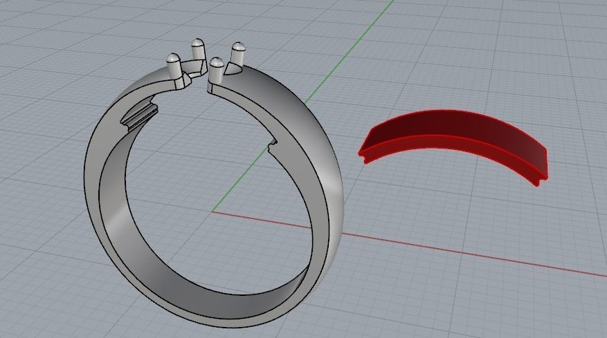 Ring Model 1907 3D print model_2