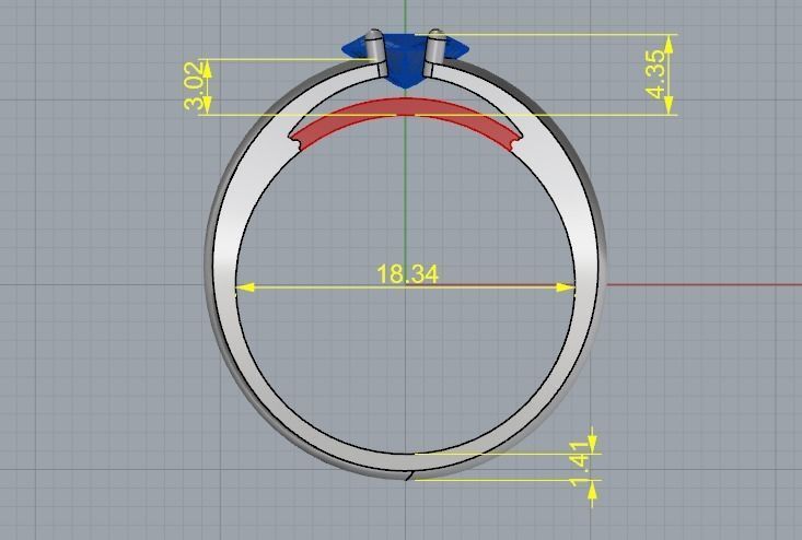 Ring Model 1907 3D print model_5