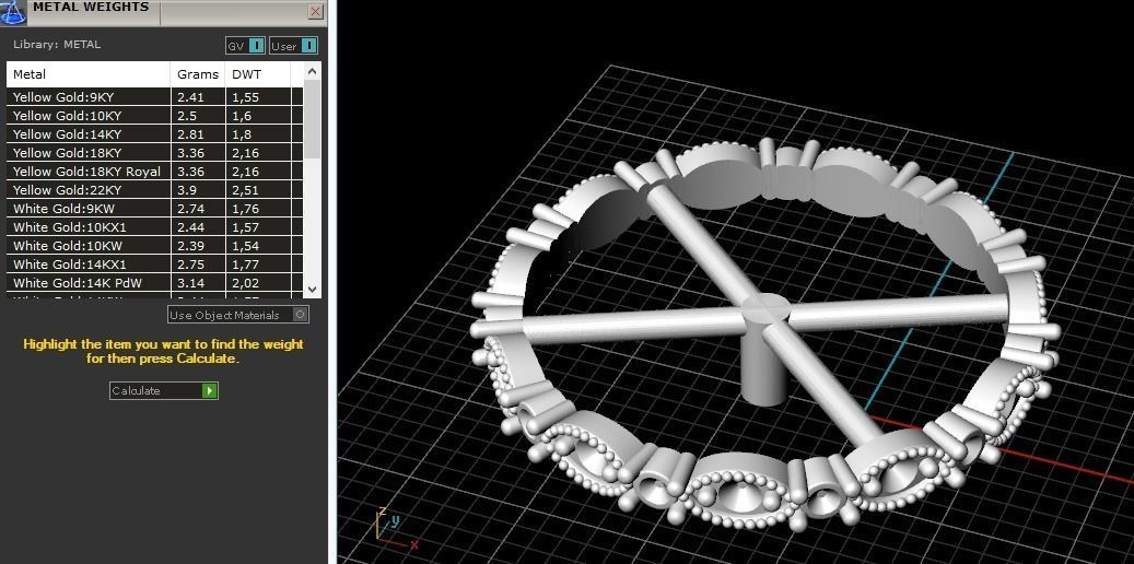 Ring 19mm Model 1905 3D print model_8