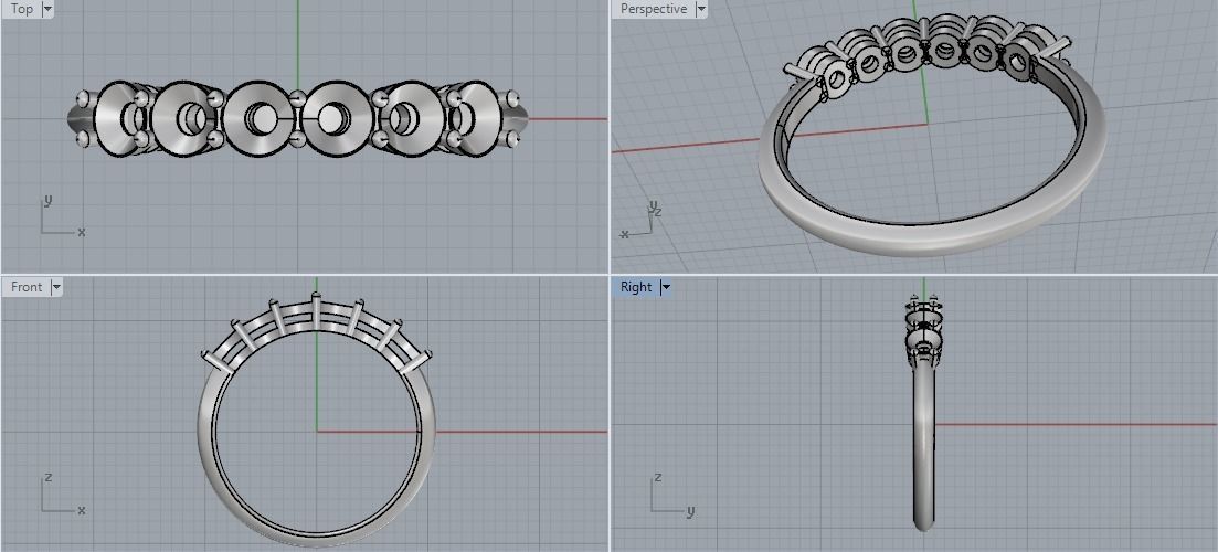 Soliter Ring Model 1902 3D print model_3