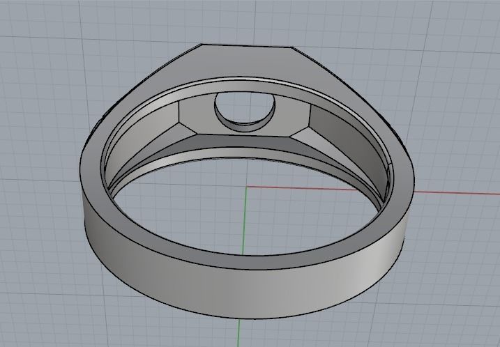 Ring Model 1899 3D print model_2