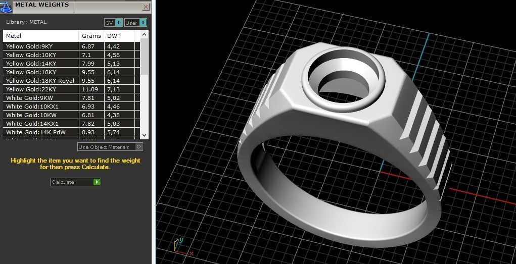 Ring Model 1899 3D print model_9