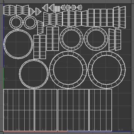 Carroms Full Set 3D model_14