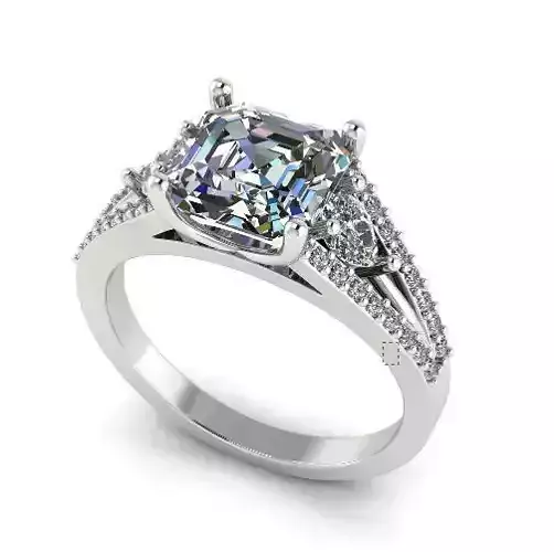 Ring 3dm stl obj render Model 1912