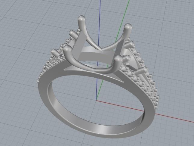 Ring 3dm stl obj render Model 1912 3D print model_2