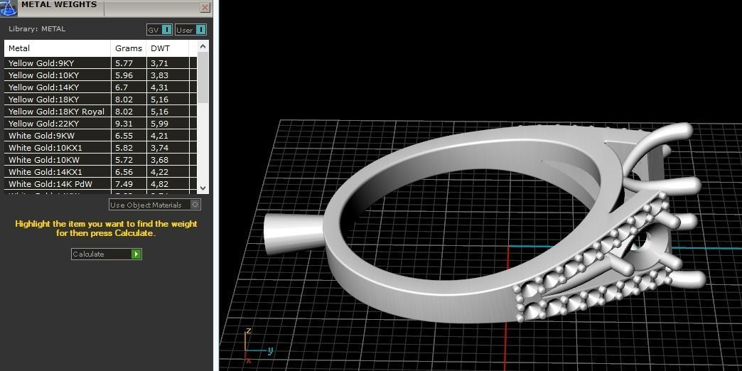Ring 3dm stl obj render Model 1912 3D print model_7