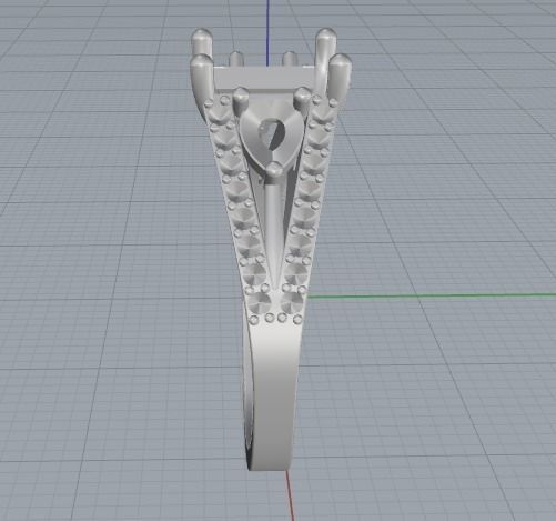 Ring 3dm stl obj render Model 1912 3D print model_3