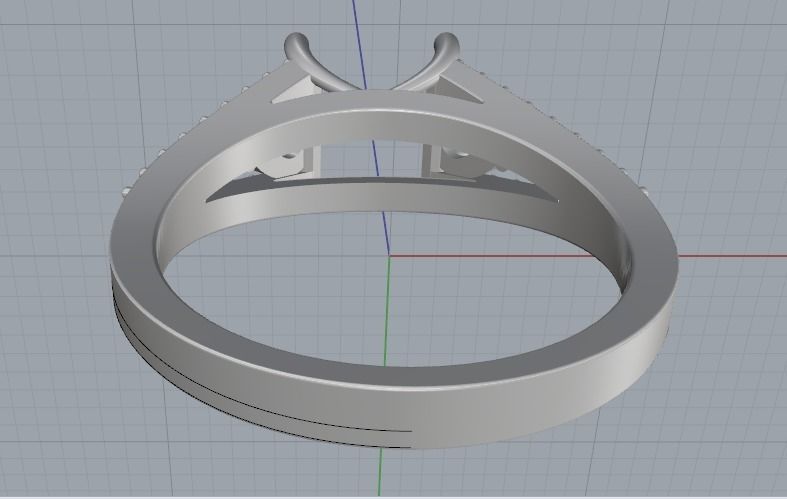 Ring 3dm stl obj render Model 1912 3D print model_4