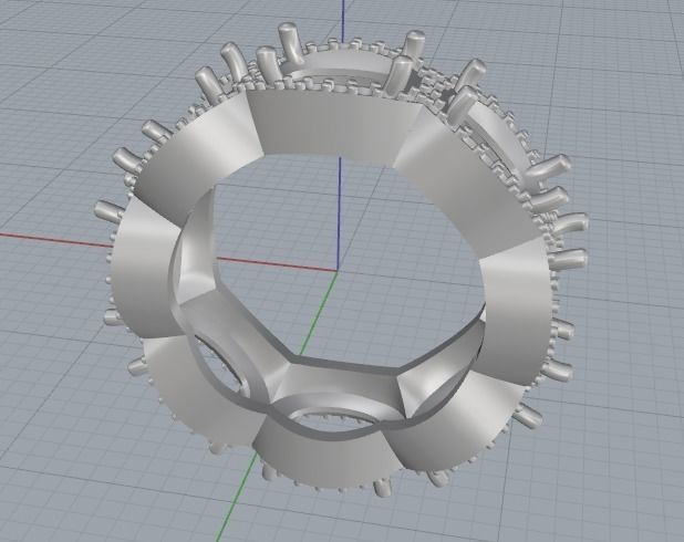Ring Model 1910 3D print model_3
