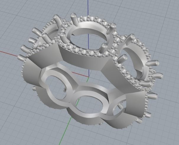 Ring Model 1910 3D print model_2