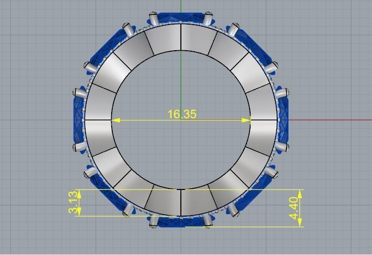 Ring Model 1910 3D print model_5
