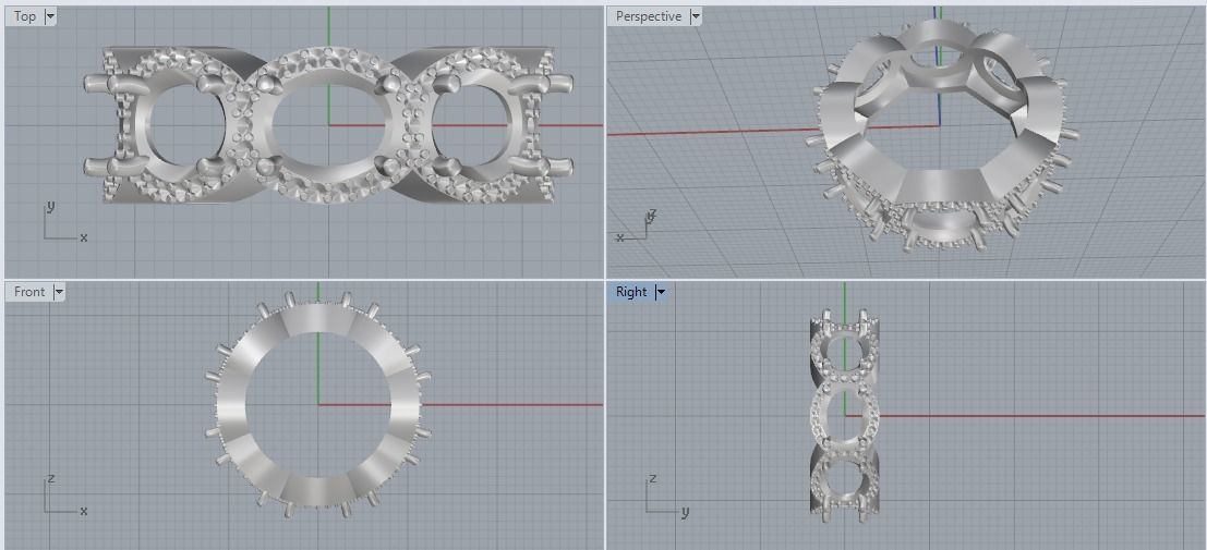 Ring Model 1910 3D print model_4