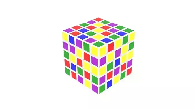 Rubiks Cube 5x5x5 3D model