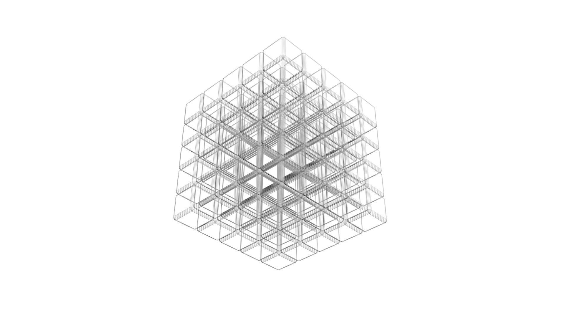 Rubiks Cube 5x5x5 3D model_14