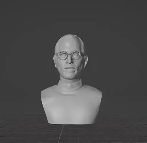 Steve Jobs 3D print model