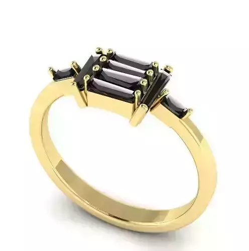 Ring with baguette stone Model 1927