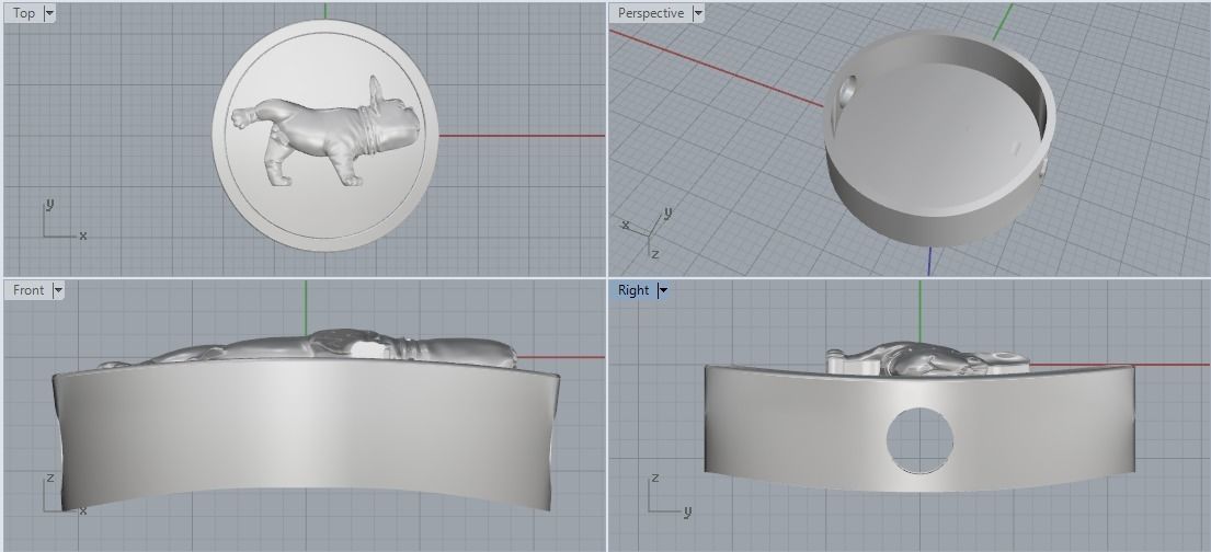 Bulldog dog Model 1926 3D print model_5
