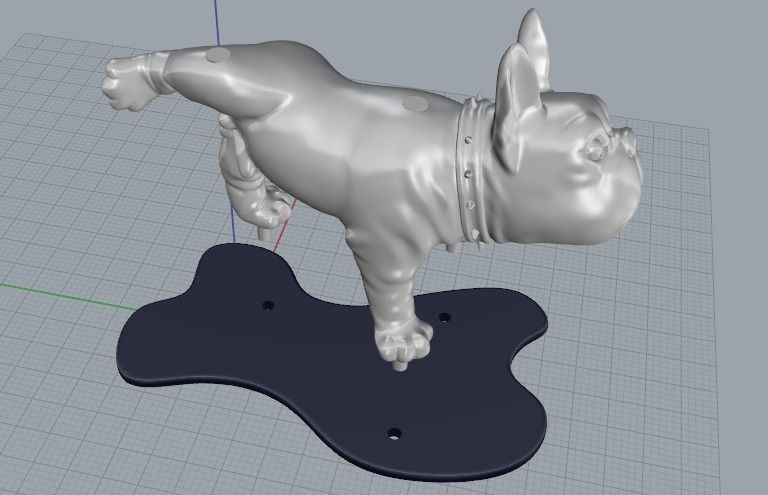 Bulldog dog Model 1925 3D print model_2