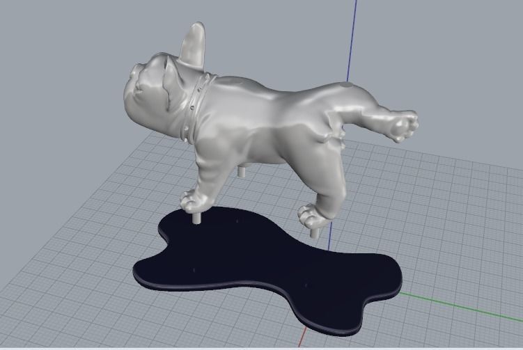 Bulldog dog Model 1925 3D print model_5