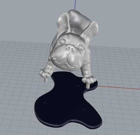 Bulldog dog Model 1925 3D print model_3